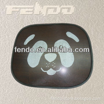 retractable car side sunshade in tyvek